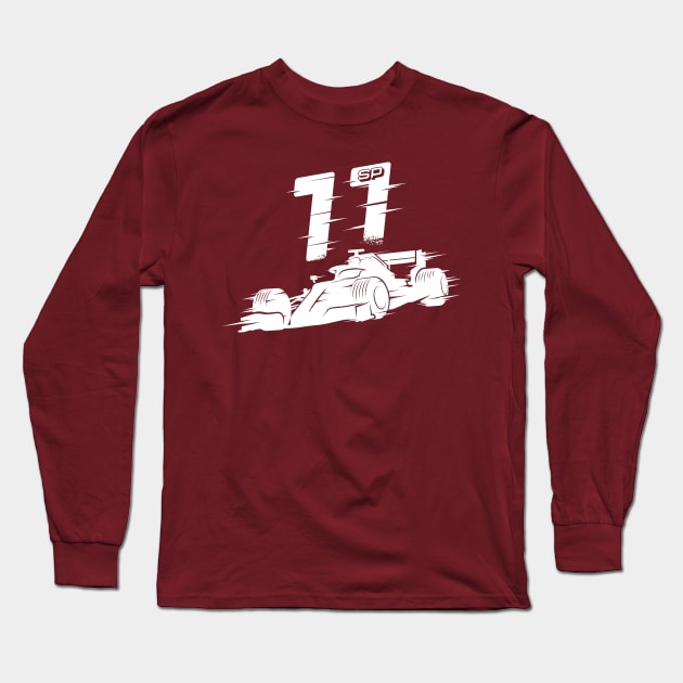 We Race On! 11 [White] Long Sleeve T-Shirt by DCLawrenceUK